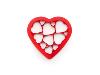 Lekue cookie puzzle hearts maker 