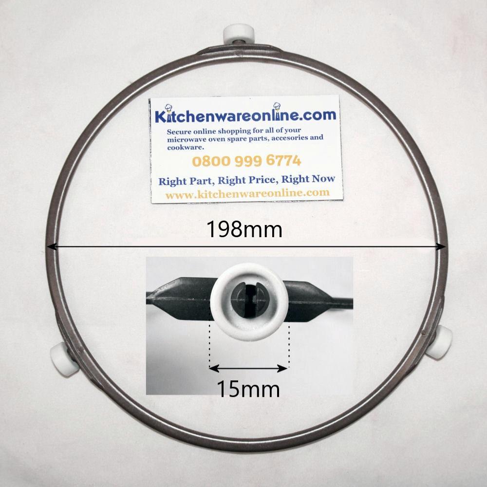Plastic roller ring (198mm) for Samsung microwave ovens